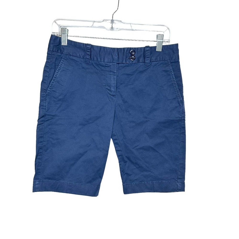 Vineyard Vines Shorts Womens Bermuda Pockets Knee Length Stretch Mid Rise Blue 2
